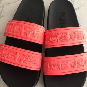 Pink sandals 8/9